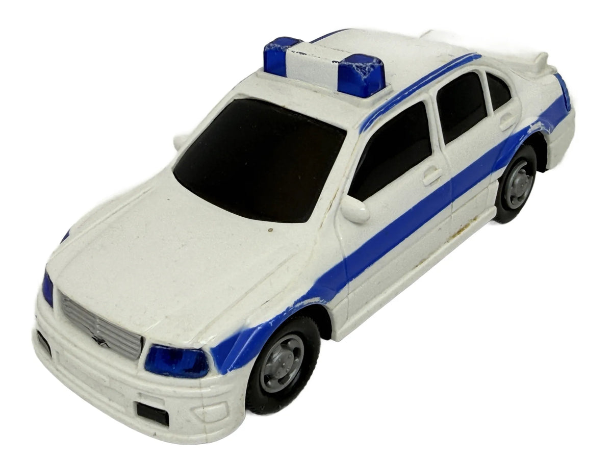 Jak Mercedes-Benz Police ok 2005 Biały 1:32 Sedan Policja Vintage Model