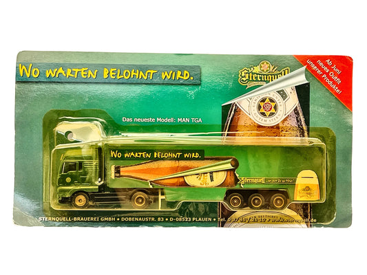Man Tga Grell 1:87 Zielony Blister Reklama (Sternquell-Brauerei z Plauen)