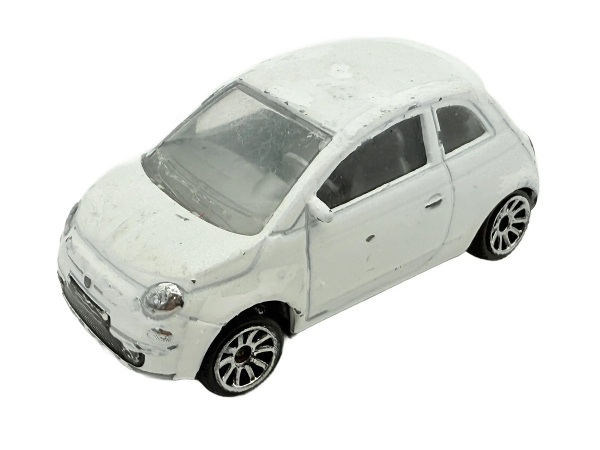 Fiat 500 Majorette Biały 1:55