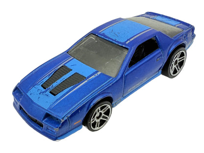 Chevrolet Camaro Z28, Hot Wheels 2011, Resoraki, die cast, 1:64, niebieski
