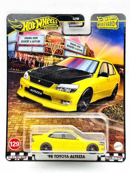 Toyota Altezza Hot Wheels 2025 Boulevard 1:64 Blister Żółty