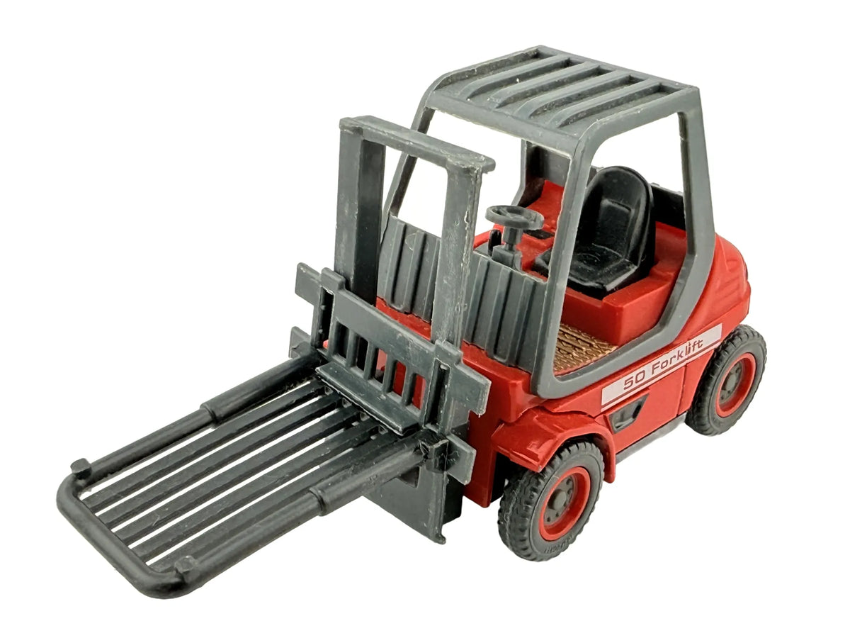 WÓZEK WIDŁOWY 50 FORKLIFT, Teama, Die cast, Czerwony, 1:32, Resoraki