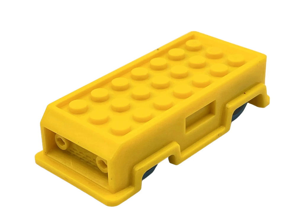 Brick Blaster, Hot Wheels 2022, Die cast HKG31, Resoraki Klocki, Żółty 1:64