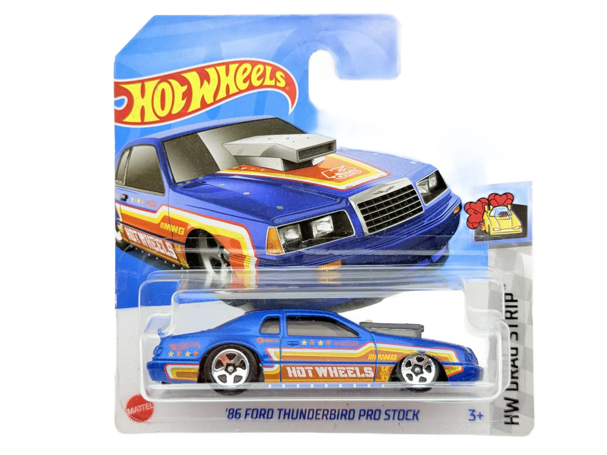 '86 Ford Thunderbird Pro Stock, Hot Wheels 2023, Die cast HKH32, Nieb. 1:64