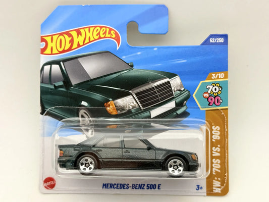 MERCEDES-BENZ 500 E HW: '70s Vs. '90s Hot Wheels 2025 Zielony 1:64