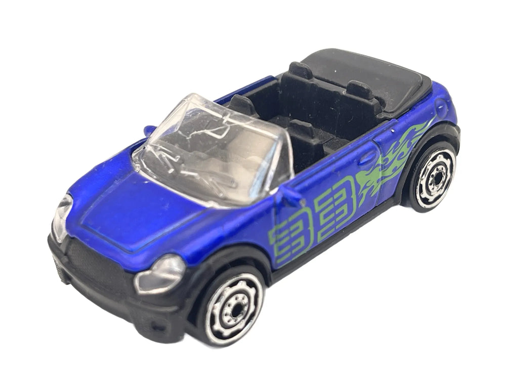 Jak Mini Cooper CONVERTIBLE, Teamsterz, Resoraki TM-9A, Niebieski, 1:64