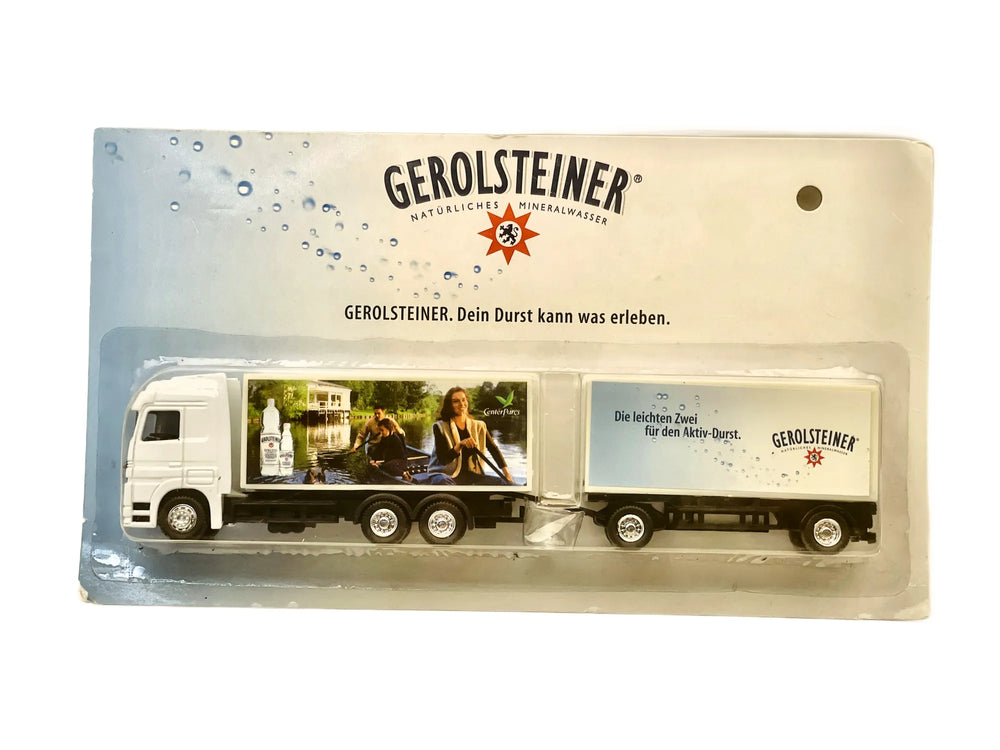 Mercedes-Benz Actros Hümmer 1:87 GEROLSTEINER Biały Blister Promocyjny