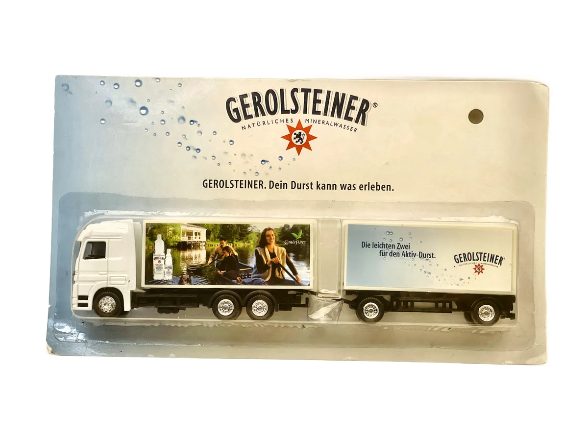 Mercedes-Benz Actros Hümmer 1:87 GEROLSTEINER Biały Blister Promocyjny