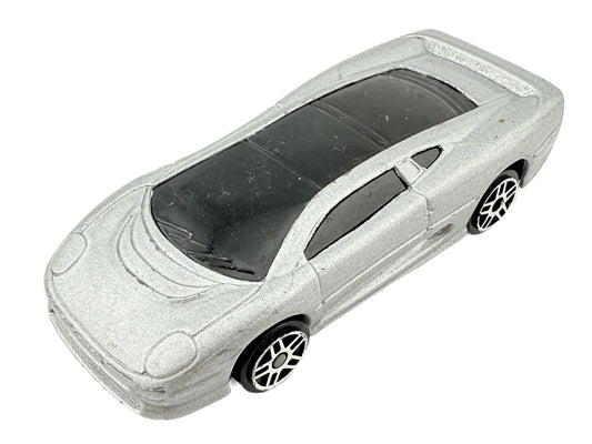 JAGUAR XJ220, EDOCAR, Die cast, Srebrny, 1:64, Resoraki