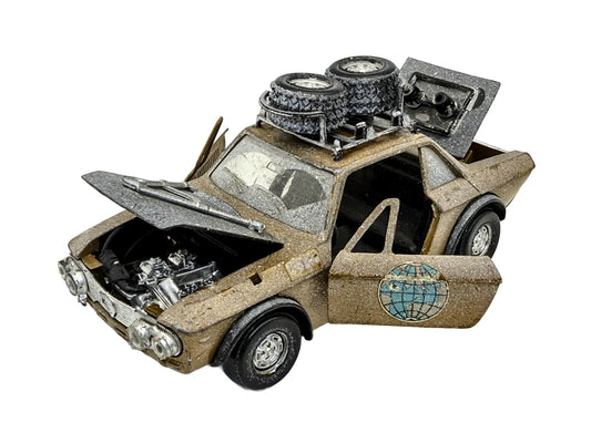 Lancia-Fulvia 1600-HF Polistil '80 Beżowy 1:25 Made in Italy