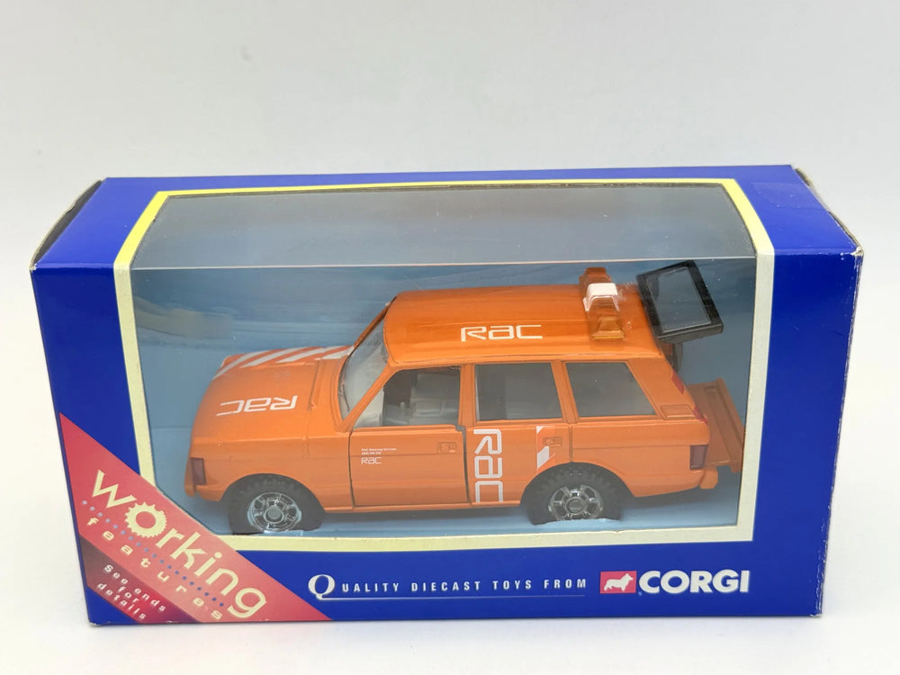 RANGE ROVER CLASSIC Working Features Corgi Pomarańc 1:36 Made in Gt Britain