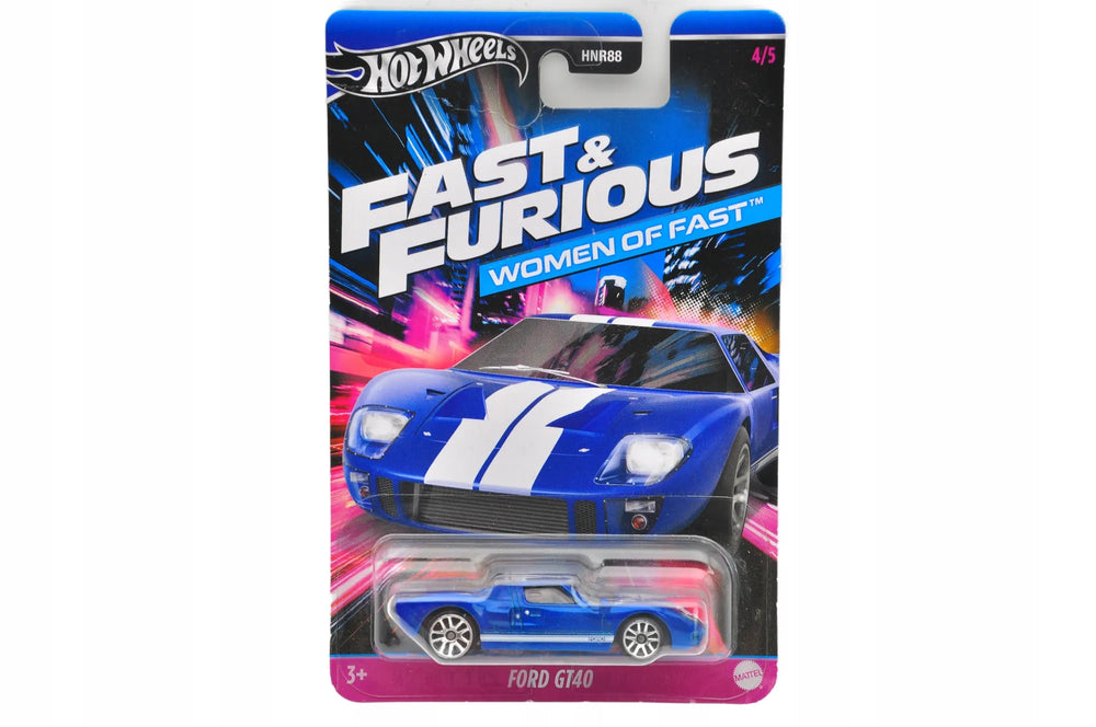 Ford Gt40 Hot Wheels 2023 Niebieski 1:64