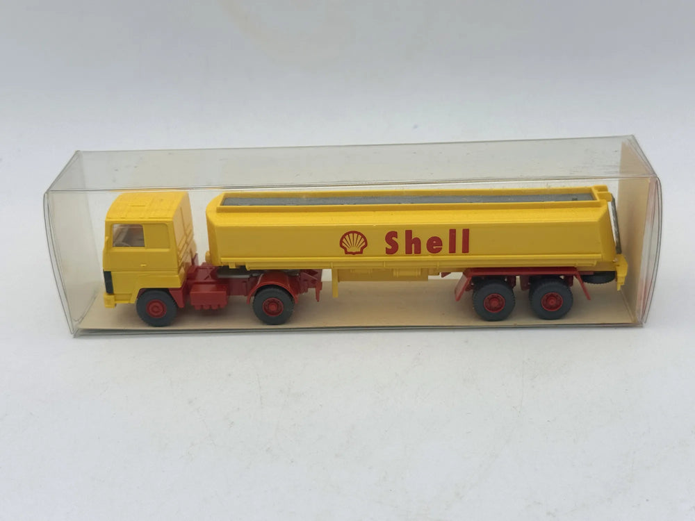 Shell Tankzug Wiking Żółty 1:87 Made in Berlin West Germany