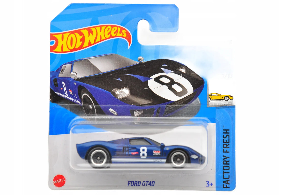 FORD GT40 Hot Wheels 2024 Niebieski 1:64