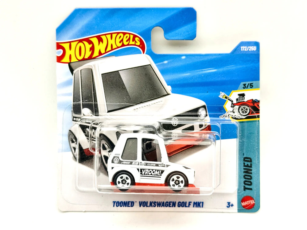 Tooned Volkswagen Golf Mk1 Hot Wheels 2026 Tooned 1:64 MOONEYES Blister