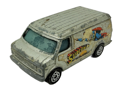 Chevrolet Van Corgi Srebrna 1:64 Made in Wielka Brytania