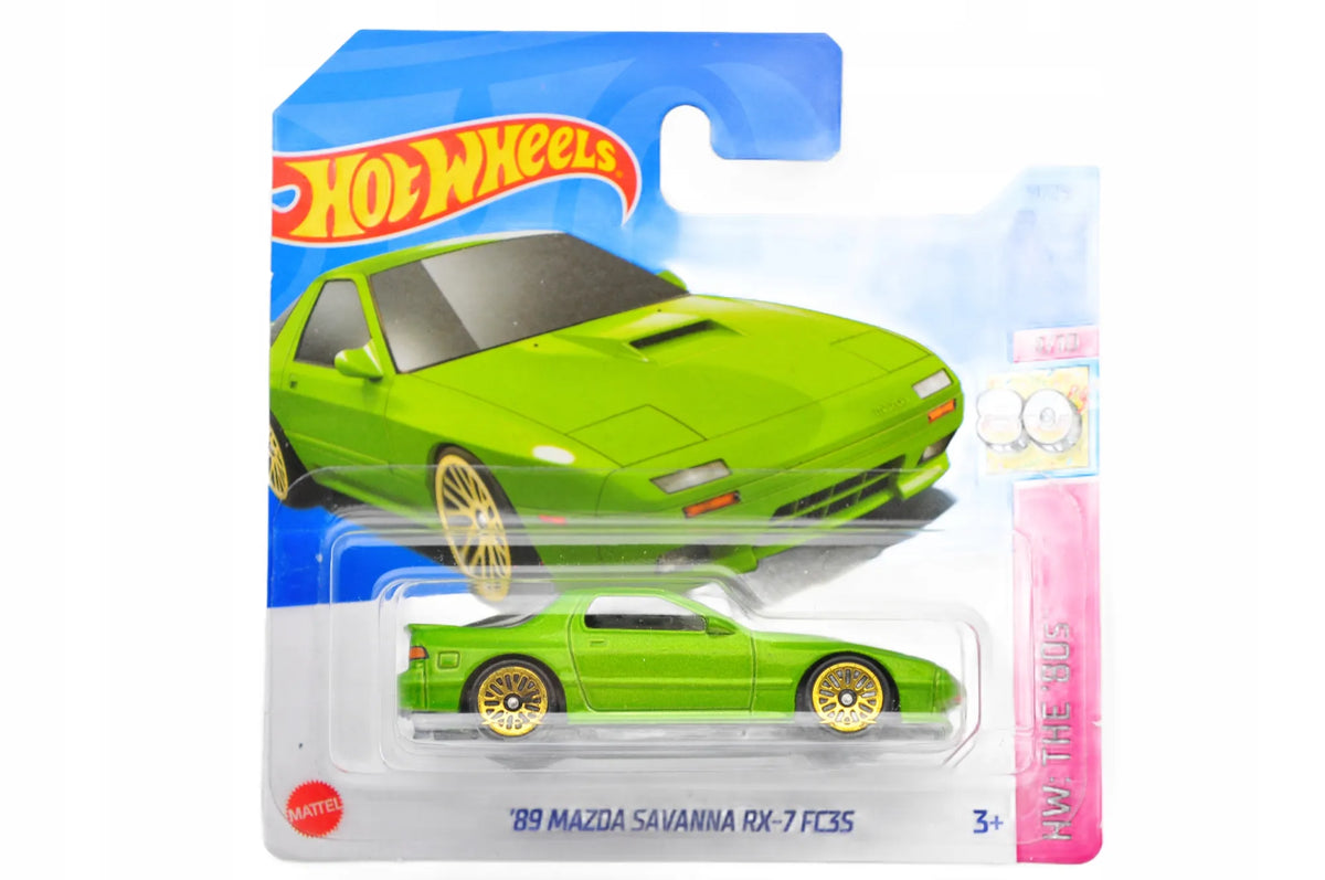 '89 MAZDA SAVANNA RX-7 FC3S Hot Wheels 2023 Zielony 1:64