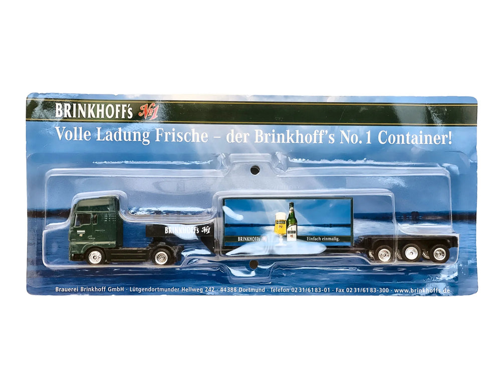 MAN TRUCK Grell 1:87 Ciężarówka Promocyjna BRINKHOFF's No1 Blister Zielony