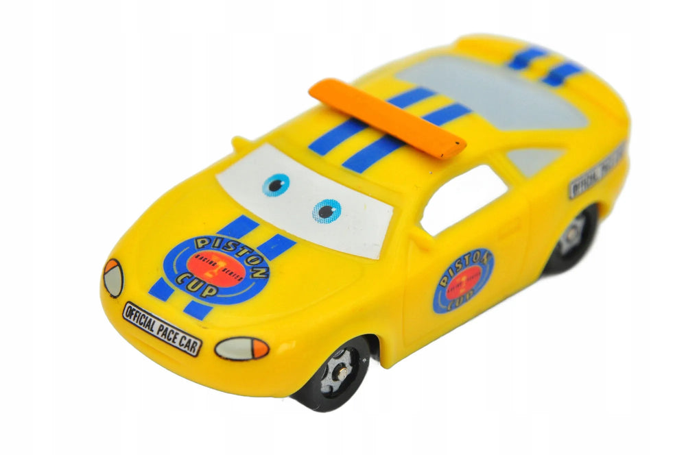PISTON CUP OFFICIAL PACE CAR, Disney Pixar, Resoraki, Die cast, Żółty, 1:64