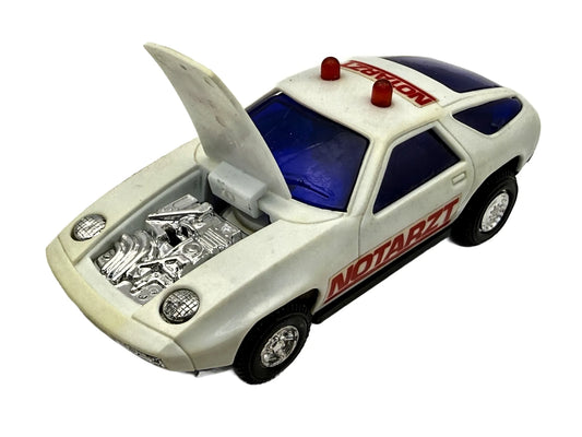 Porsche 928 GAMA '85 Biały 1:31 Made in Germany NOTARZT Vintage Model