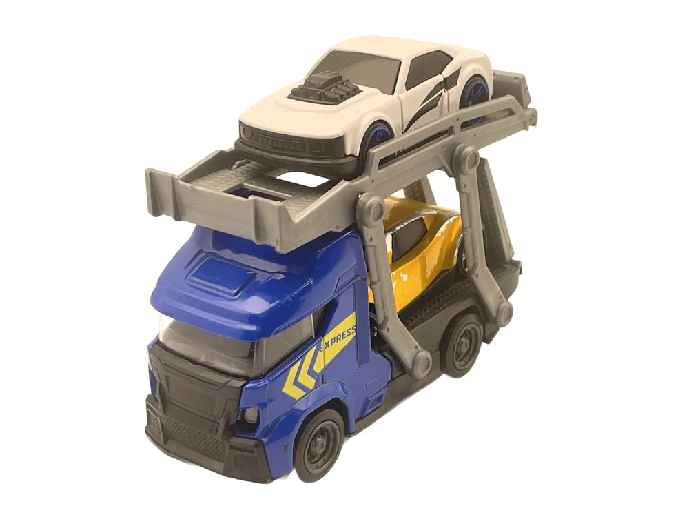 Car Transporter Zestaw Ciężarówka i 2 Resoraki 1:64