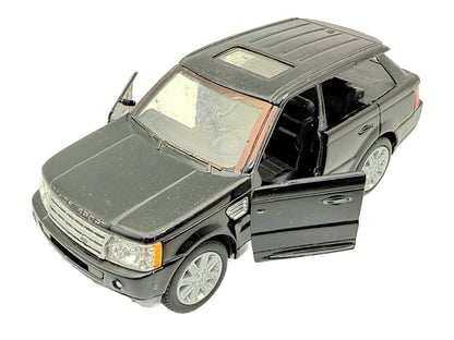 RANGE ROVER SPORT, Kinsmart, Resoraki, Die cast, Czarny 1:38
