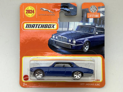 1977 JAGUAR XJ6C Superfast Matchbox 2023 Niebieski 1:64