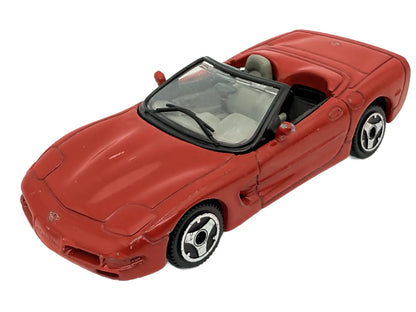 Chevrolet Corvette, Bburago, Made in Italy, Die cast Resoraki Czerwony 1:43