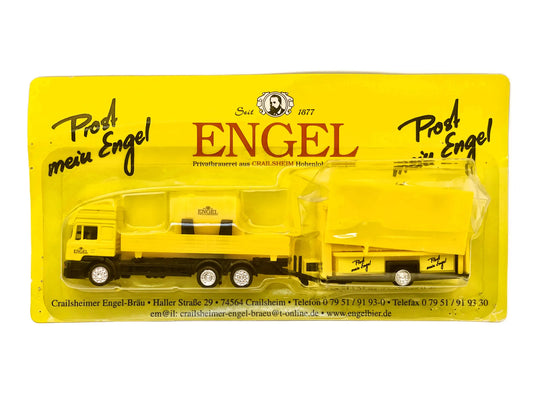 MAN TRUCK DGD 1:87 Ciężarówka Promocyjna ENGEL Blister Żółty