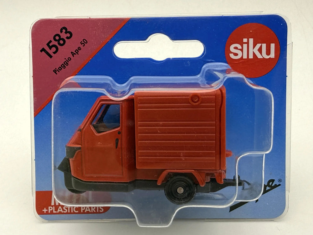 1583 PIAGGIO APE 50 SIKU 2023 Czerwony 1:64
