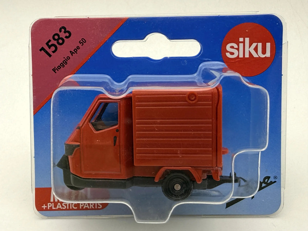 1583 PIAGGIO APE 50 SIKU 2023 Czerwony 1:64