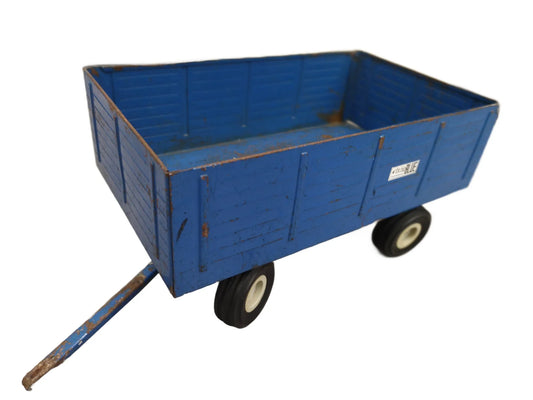 Przyczepa do Traktora FORD, 1970, Ertl, BLUE Wagon, die cast, dł. 39 cm