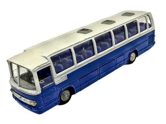 Autobus Mercedes-Benz O 302 Tekno '70 Niebiesko-Biały 1:56 Made in Denmark