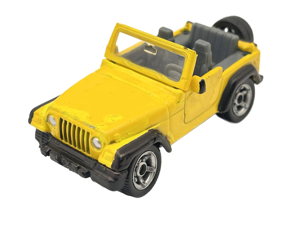 JEEP WRANGLER, SIKU, Resoraki, Die cast 6213, Żółty, 1:55