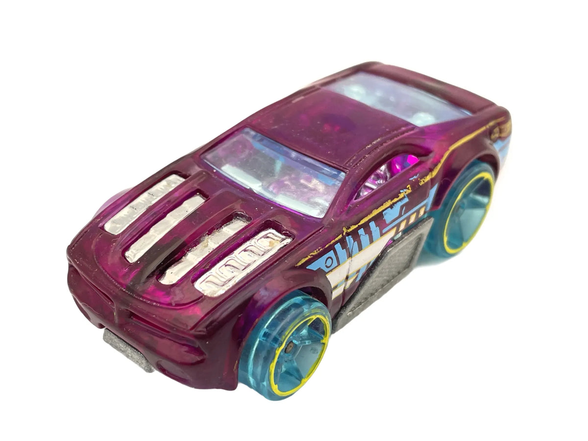 HORSEPLAY, Hot Wheels 2004 Resoraki Die cast 1429 Fiolet przeźroczysty 1:64