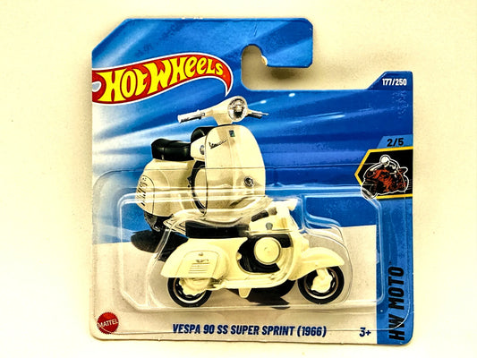 Vespa 90 SS Super Sprint Hot Wheels 2025 HW Moto 1:64 Motocykl Blister