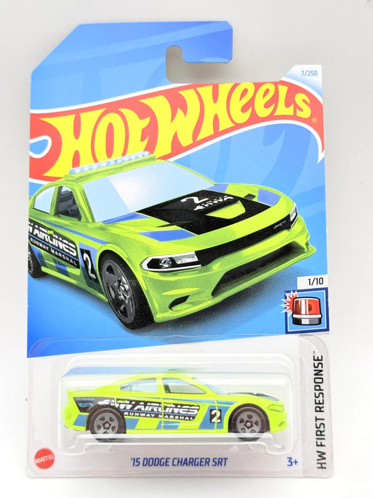 2015 DODGE CHARGER SRT Hot Wheels 2021 Żółty 1:64