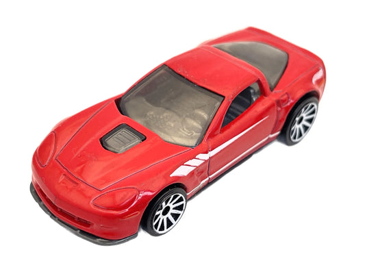 '09 CORVETTE ZR1, Hot Wheels 2008, Resoraki, Die cast, Czerwony 1:64