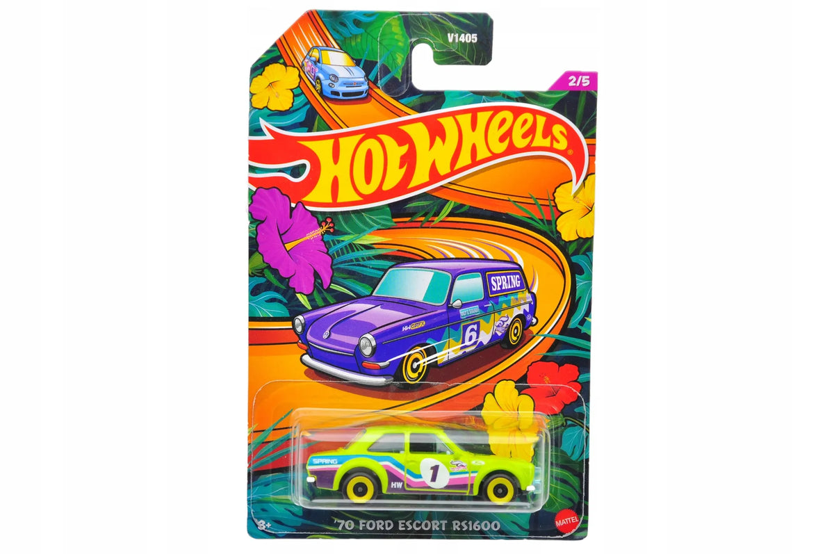 '70 Ford Escort Rs1600 Hot Wheels 2023 Zielony 1:64