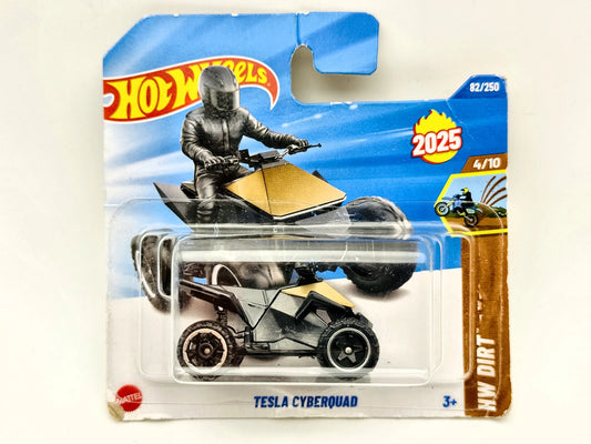 Tesla Cyberquad Hot Wheels 2025 HW Dirt 1:64 Quad Blister Szary