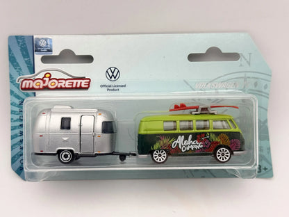 Volkswagen The Originals Trailer T1 The Originals Majorette Zielony 1:64