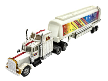 Jak PERERBILT CIĘŻARÓWKA Z CYSTERNĄ, Super Oil, Die cast, 1:87, Resoraki