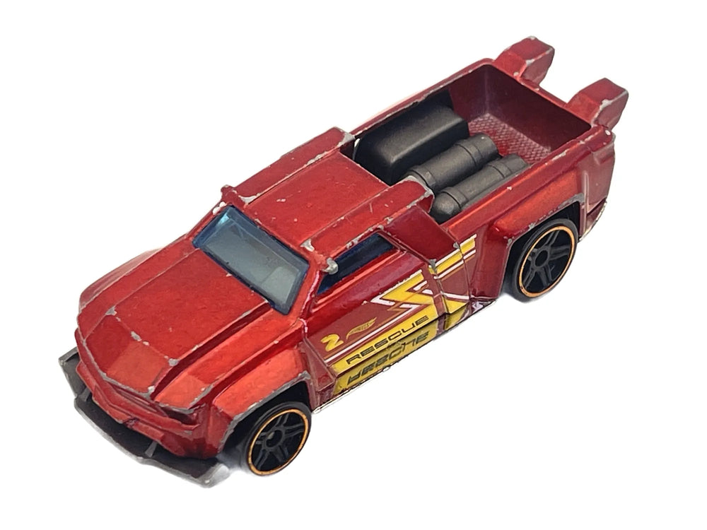 SOLID MUSCLE, RESCUE, Hot Wheels 2017, Die cast DTX17, Czerwony, 1:64