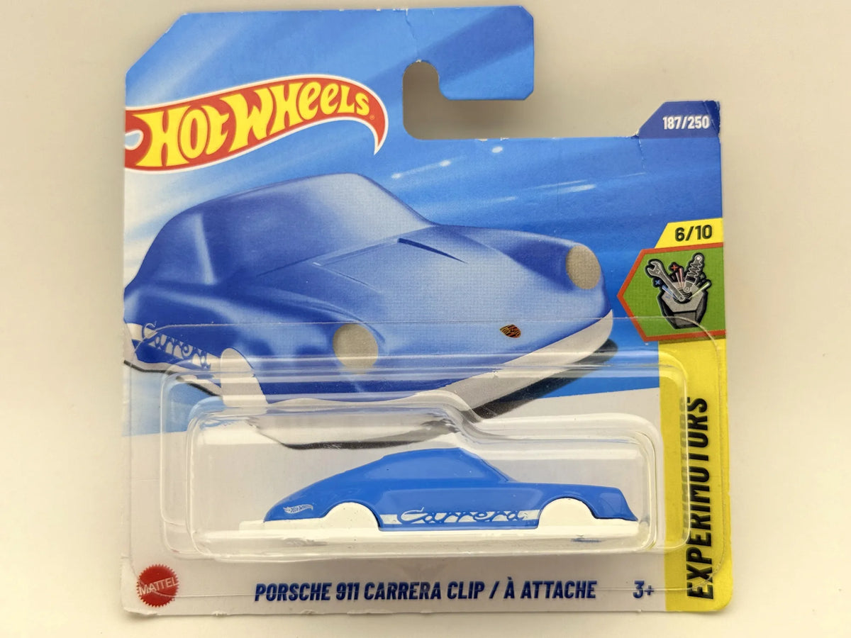 PORSCHE 911 CARRERA CLIP (BRELOK) Hot Wheels 2025 Niebieski 1:64
