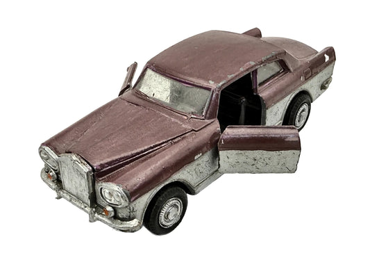 SILVER CLOUD 3 COUPE ROLLS ROYCE Polistil '80 Bordowy 1:43 Made in Italy