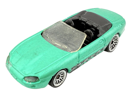 JAGUAR XK-8, Matchbox 1996-2006, Kabriolet, Resoraki, Die cast Zielony 1:64