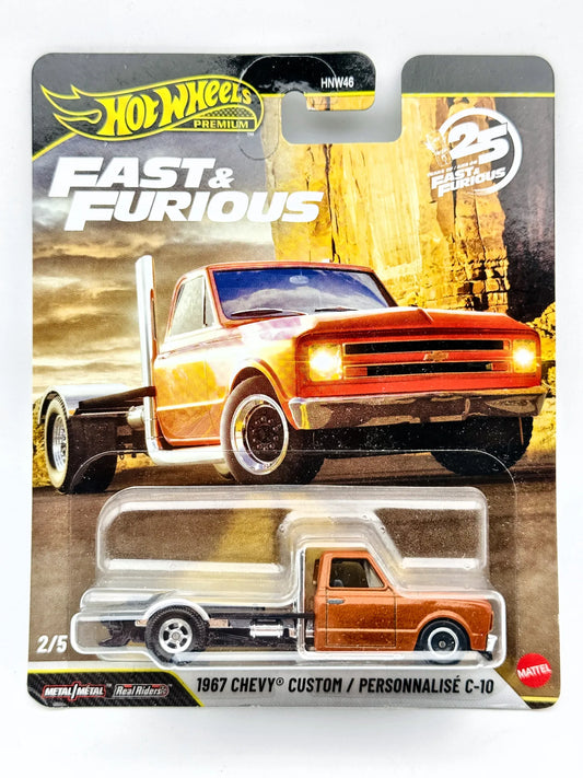 1967 Chevy Custom C-10 Hot Wheels 2026 Fast & Furious 1:64 Pickup Blister