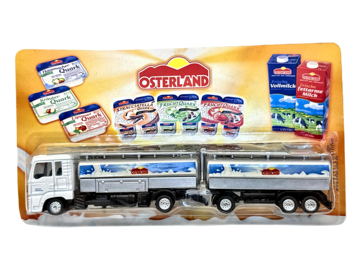 MAN TRUCK Top-Style 1:87 Cysterna OSTERLAND Blister Srebrny Mlekowóz