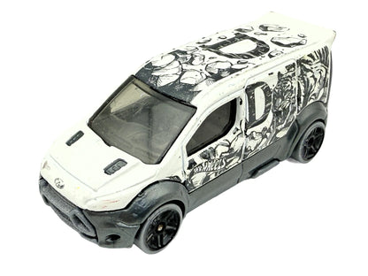FORD TRANSIT CONNECT, HW Art Cars, Hot Wheels 2019, Die cast GHC85, 1:64
