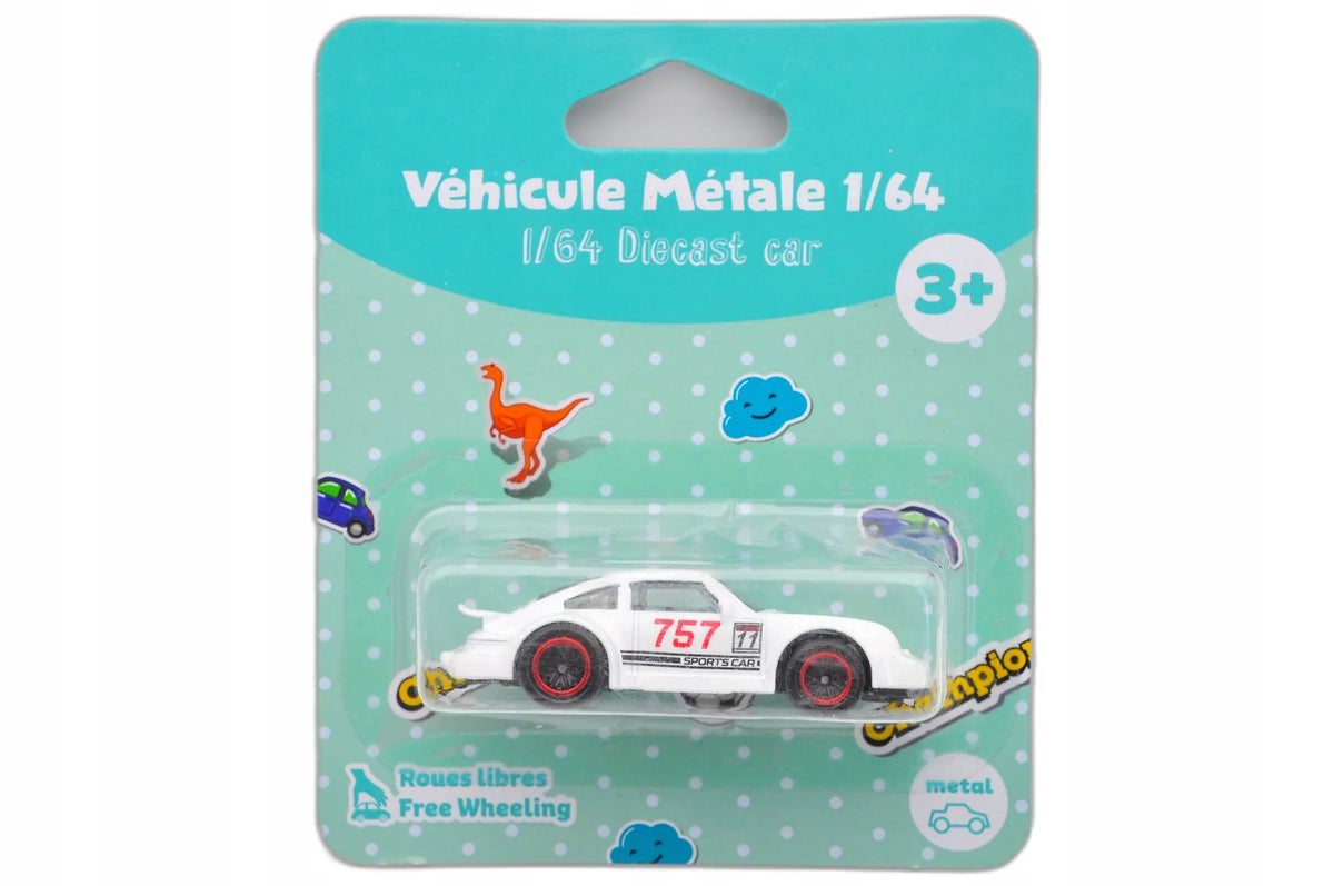 Sports Car 757 Champion Biały 1:64
